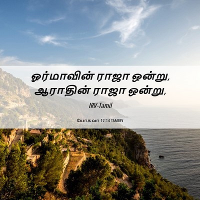 Picture 06 - யோசுவா 12:14 TAMIRV - ஓர்மாவின் ராஜா - Bible Verse Picture