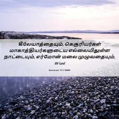 Picture 06 - யோசுவா 13:11 TAMIRV - கீலேயாத்தையும், - Bible Verse Picture