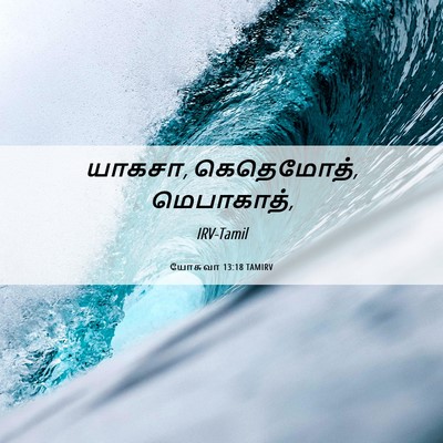 Picture 06 - யோசுவா 13:18 TAMIRV - யாகசா, கெதெமோத், - Bible Verse Picture