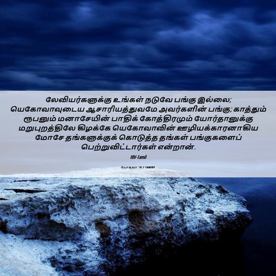 Picture 06 - யோசுவா 18:7 TAMIRV - லேவியர்களுக்கு - Bible Verse Picture