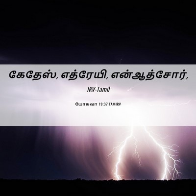 Picture 06 - யோசுவா 19:37 TAMIRV - கேதேஸ், எத்ரேயி, - Bible Verse Picture