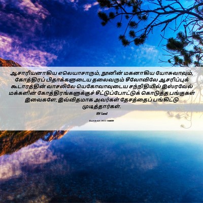 Picture 06 - யோசுவா 19:51 TAMIRV - ஆசாரியனாகிய - Bible Verse Picture
