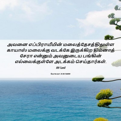 Picture 06 - யோசுவா 24:30 TAMIRV - அவனை - Bible Verse Picture