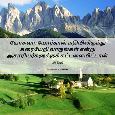 Picture 06 - யோசுவா 4:17 TAMIRV - யோசுவா: யோர்தான் - Bible Verse Picture