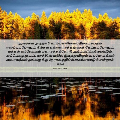 Picture 06 - யோசுவா 6:5 TAMIRV - அவர்கள் அந்தக் - Bible Verse Picture
