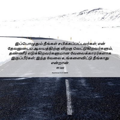 Picture 06 - யோசுவா 9:23 TAMIRV - இப்பொழுதும் - Bible Verse Picture