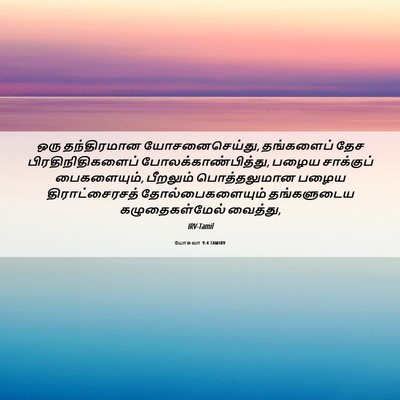 Picture 06 - யோசுவா 9:4 TAMIRV - ஒரு தந்திரமான - Bible Verse Picture