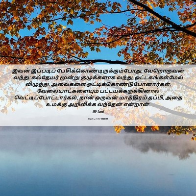 Picture 06 - யோபு 1:17 TAMIRV - இவன் இப்படிப் - Bible Verse Picture