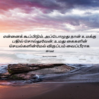 Picture 06 - யோபு 14:15 TAMIRV - என்னைக் - Bible Verse Picture