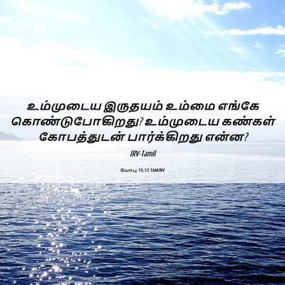 Picture 06 - யோபு 15:12 TAMIRV - உம்முடைய இருதயம் - Bible Verse Picture