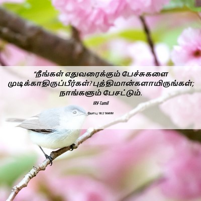 Picture 06 - யோபு 18:2 TAMIRV - “நீங்கள் - Bible Verse Picture
