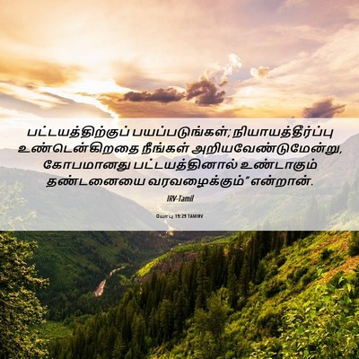 Picture 06 - யோபு 19:29 TAMIRV - பட்டயத்திற்குப் - Bible Verse Picture