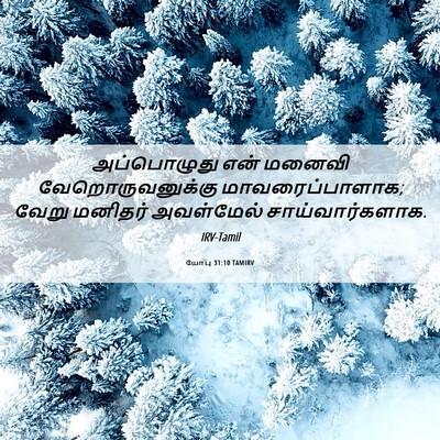 Picture 06 - யோபு 31:10 TAMIRV - அப்பொழுது என் - Bible Verse Picture