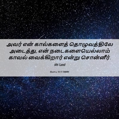 Picture 06 - யோபு 33:11 TAMIRV - அவர் என் - Bible Verse Picture