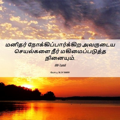 Picture 06 - யோபு 36:24 TAMIRV - மனிதர் - Bible Verse Picture