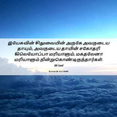 Picture 06 - யோவான் 19:25 TAMIRV - இயேசுவின் - Bible Verse Picture