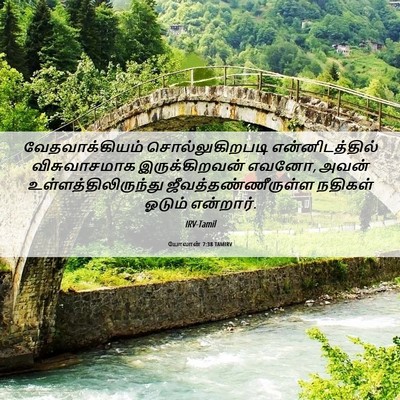 Picture 06 - யோவான் 7:38 TAMIRV - வேதவாக்கியம் - Bible Verse Picture