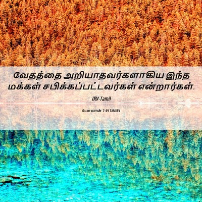 Picture 06 - யோவான் 7:49 TAMIRV - வேதத்தை - Bible Verse Picture