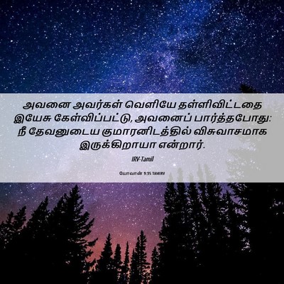 Picture 06 - யோவான் 9:35 TAMIRV - அவனை அவர்கள் - Bible Verse Picture
