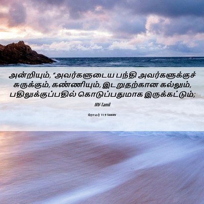 Picture 06 - ரோமர் 11:9 TAMIRV - அன்றியும், - Bible Verse Picture