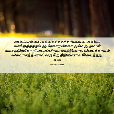 Picture 06 - ரோமர் 4:13 TAMIRV - அன்றியும், - Bible Verse Picture