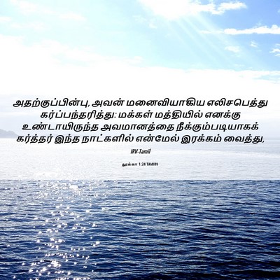 Picture 06 - லூக்கா 1:24 TAMIRV - அதற்குப்பின்பு, - Bible Verse Picture