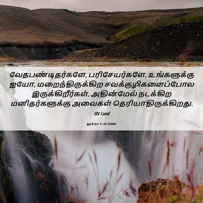 Picture 06 - லூக்கா 11:44 TAMIRV - வேதபண்டிதர்களே, - Bible Verse Picture