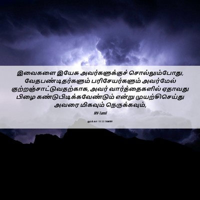Picture 06 - லூக்கா 11:53 TAMIRV - இவைகளை இயேசு - Bible Verse Picture