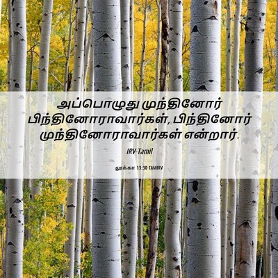 Picture 06 - லூக்கா 13:30 TAMIRV - அப்பொழுது - Bible Verse Picture