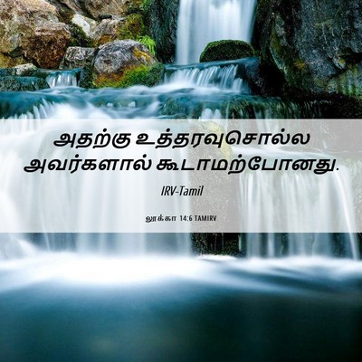 Picture 06 - லூக்கா 14:6 TAMIRV - அதற்கு - Bible Verse Picture