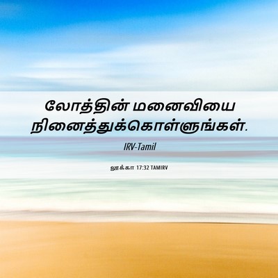 Picture 06 - லூக்கா 17:32 TAMIRV - லோத்தின் மனைவியை - Bible Verse Picture