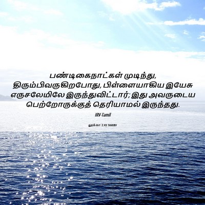 Picture 06 - லூக்கா 2:43 TAMIRV - பண்டிகைநாட்கள் - Bible Verse Picture