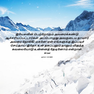 Picture 06 - லூக்கா 2:48 TAMIRV - இயேசுவின் - Bible Verse Picture