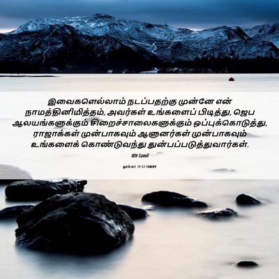 Picture 06 - லூக்கா 21:12 TAMIRV - இவைகளெல்லாம் - Bible Verse Picture