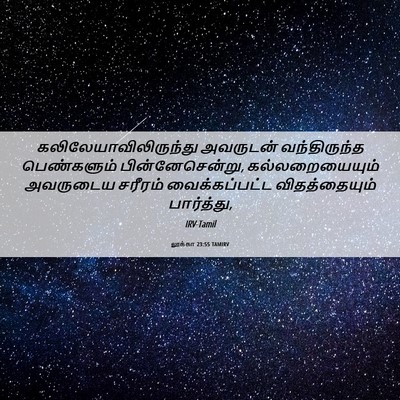 Picture 06 - லூக்கா 23:55 TAMIRV -  - Bible Verse Picture