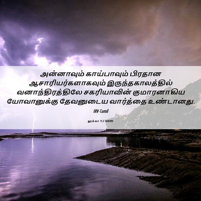 Picture 06 - லூக்கா 3:2 TAMIRV - அன்னாவும் - Bible Verse Picture