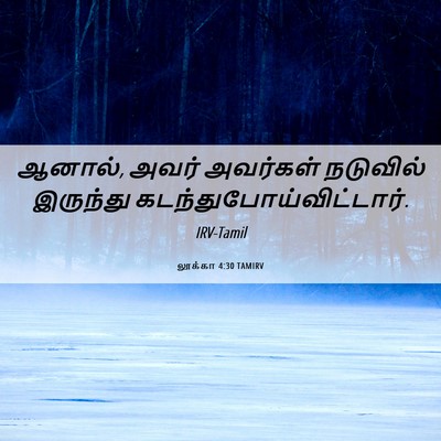 Picture 06 - லூக்கா 4:30 TAMIRV - ஆனால், அவர் - Bible Verse Picture