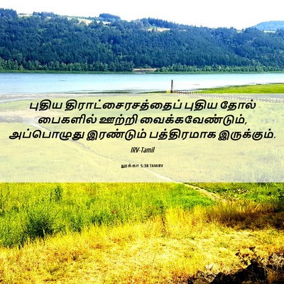 Picture 06 - லூக்கா 5:38 TAMIRV - புதிய - Bible Verse Picture