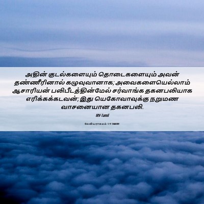 Picture 06 - லேவியராகமம் 1:9 TAMIRV - அதின் - Bible Verse Picture