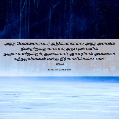 Picture 06 - லேவியராகமம் 13:23 TAMIRV - அந்த வெள்ளைப்படர் - Bible Verse Picture