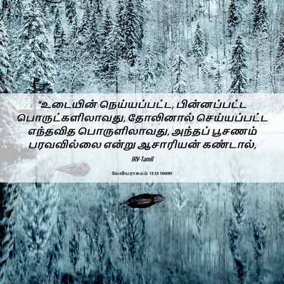 Picture 06 - லேவியராகமம் 13:53 TAMIRV - “உடையின் - Bible Verse Picture