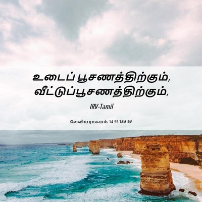 Picture 06 - லேவியராகமம் 14:55 TAMIRV - உடைப் - Bible Verse Picture