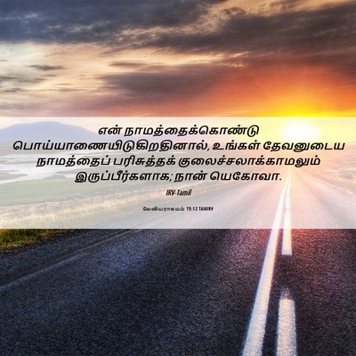 Picture 06 - லேவியராகமம் 19:12 TAMIRV - என் - Bible Verse Picture