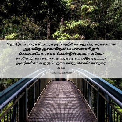 Picture 06 - லேவியராகமம் 20:27 TAMIRV - “ஜோதிடம் - Bible Verse Picture