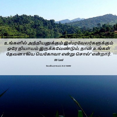 Picture 06 - லேவியராகமம் 24:22 TAMIRV - உங்களில் - Bible Verse Picture