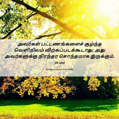 Picture 06 - லேவியராகமம் 25:34 TAMIRV - அவர்கள் - Bible Verse Picture