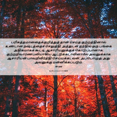 Picture 06 - லேவியராகமம் 5:16 TAMIRV -  - Bible Verse Picture