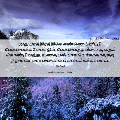 Picture 06 - லேவியராகமம் 6:21 TAMIRV - அது பாத்திரத்திலே - Bible Verse Picture
