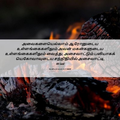 Picture 06 - லேவியராகமம் 8:27 TAMIRV - அவைகளையெல்லாம் - Bible Verse Picture