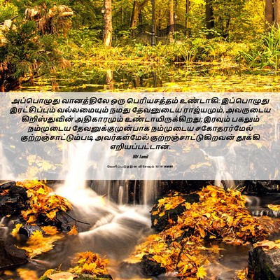 Picture 06 - வெளிப்படுத்தின விசேஷம் 12:10 TAMIRV - அப்பொழுது - Bible Verse Picture